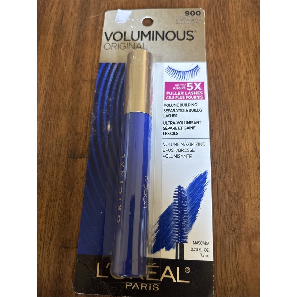 L'Oreal Voluminous Original Mascara #900 Cobalt Blue Vintage New & Sealed
